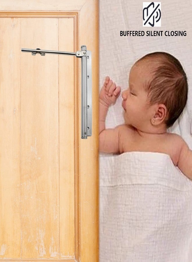 TTZEZE Heavy Duty Automatic Screen Door Closer - Safety Spring for Storm Door, Steel With Adjustable Closing Speed, Smooth and Quiet for Hinge Door - Image 5